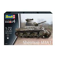 Revell modelbouwpakket - sherman m4a1 1:72 - 86dlg.