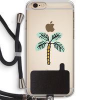 Palmboom: iPhone 6 PLUS / 6S PLUS Transparant Hoesje met koord