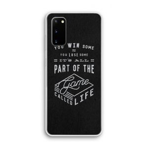 Life: Samsung Galaxy S20 Transparant Hoesje