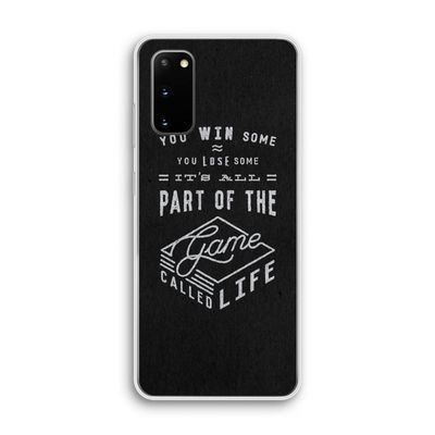 Life: Samsung Galaxy S20 Transparant Hoesje