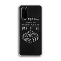 Life: Samsung Galaxy S20 Transparant Hoesje