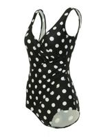 Push Up Slim Conservative One Piece Triangle Swimsuit