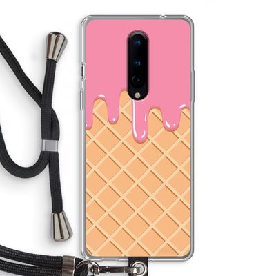 Ice cream: OnePlus 8 Transparant Hoesje met koord