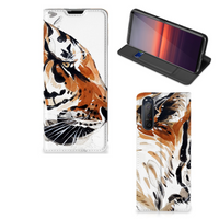 Bookcase Sony Xperia 5 II Watercolor Tiger - thumbnail