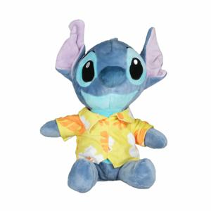 Disney pluche knuffel Stitch - Lilo and Stitch - Hawaii blouse geel - 30 cm - Bekende figuren