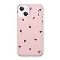 Hartjes: iPhone 13 mini Transparant Hoesje