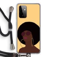 Golden hour: Samsung Galaxy A72 5G Transparant Hoesje met koord