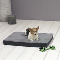Sun Garden buddy orthopedisch hondenkussen 79x60x8cm grijs/antraciet