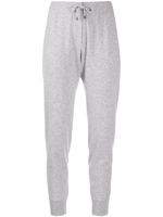 Brunello Cucinelli pantalon de jogging à lien de resserrage - Gris