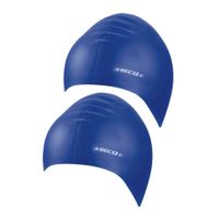 2x stuks latex badmutsen blauw voor volwassenen