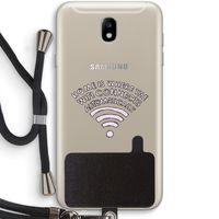 Home Is Where The Wifi Is: Samsung Galaxy J7 (2017) Transparant Hoesje met koord