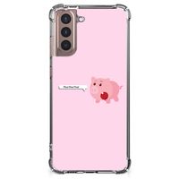 Samsung Galaxy S21 Plus Stevig Bumper Hoesje Pig Mud - thumbnail