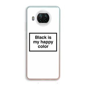 Black is my happy color: Xiaomi Mi 10T Lite 5G Transparant Hoesje