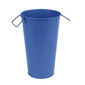 Esschert Design Vaas 25,9 X 16,2 Cm Zink Donkerblauw