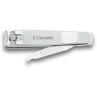 Nagelknipper 3 Claveles Zilverkleurig