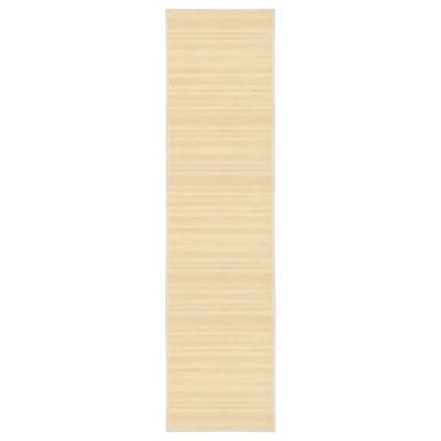 Tapijt 80x300 cm bamboe naturel