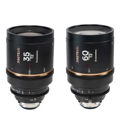 Laowa Proteus 2x Anamorphic bundel (35mm, 60mm) - Amber - Arri PL+EF