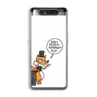 Geen Gezeik: Samsung Galaxy A80 Transparant Hoesje