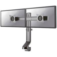 Neomounts FPMA-D860DBLACK Monitor-tafelbeugel 2-voudig 25,4 cm (10) - 68,6 cm (27) Zwart Kantelbaar, Roteerbaar, Zwenkbaar