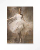Dancing Ballerina - Moderne Wanddecoratie | Artprint, Glass Art & Wandkleed - thumbnail
