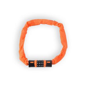 Bescherm je Fiets met Gemak: Enkelvoudig Kettingslot Fiets met Cijferslot - Oranje, 90cm, 5mm, Lichtgewicht