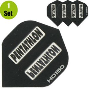 Pentathlon HD150 Dartflights - Zwart