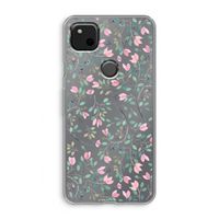 Sierlijke bloemen: Google Pixel 4a Transparant Hoesje