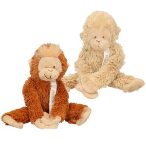Happy Horse aapje knuffel - 23 cm - pluche dier - apen knuffels