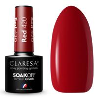 Claresa uv/led gellak 5ml red 420 full berries