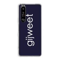Gijweet: Sony Xperia 1 III Transparant Hoesje