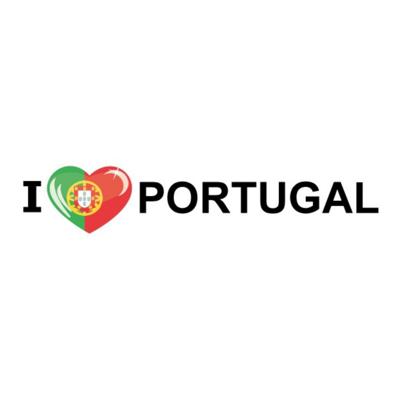Sticker - I love Portugal - 19 x 4 cm - Portugal - landenthema