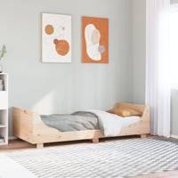 Bedframe zonder matras massief grenenhout 90x200 cm