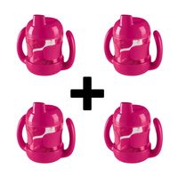OXO tot Sippy beker met handvaten (200 ml) - Pink set van 4 - thumbnail