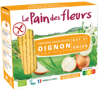 Krokante bio crackers met ui glutenvrij 150 Gram