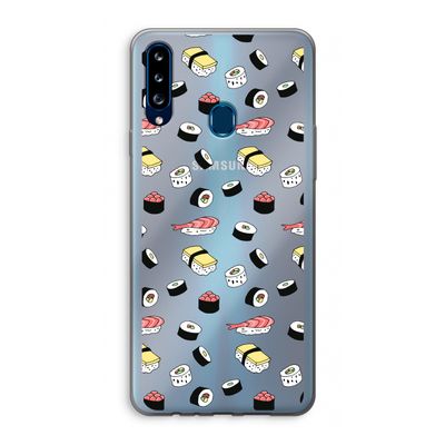 Sushi time: Samsung Galaxy A20s Transparant Hoesje