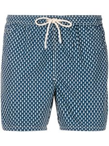 MC2 Saint Barth short de bain à imprimé graphique - Bleu