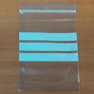 100 Gripzakjes 70 x 100 mm met schrijfvlak 90 micron