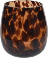 Theelichthouder glas 12x13cm Nampook - Nampook