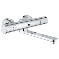 GROHE Eurosmart Cosmopolitan E wandkraan thermostatisch met uitloop 28cm met LongLife batterij 6V chroom 36332000