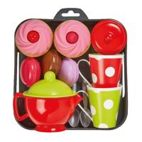 Ecoiffier 100& chef cupcakes op dienlad speelset, 12dlg.