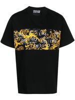 Versace Jeans Couture t-shirt à imprimé baroque - Noir