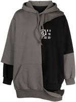 MM6 Maison Margiela hoodie à imprimé graphique - Noir