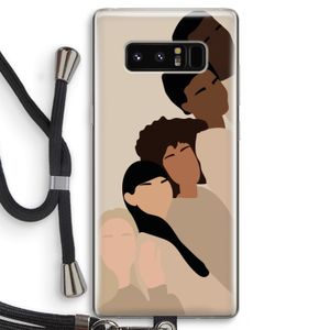Sweet creatures: Samsung Galaxy Note 8 Transparant Hoesje met koord