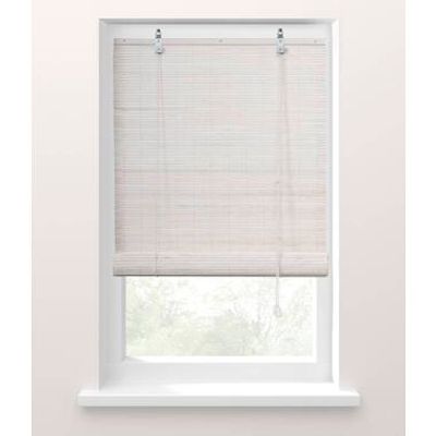 Fenstr Rolgordijn bamboe wit - 75x180cm - Leen Bakker