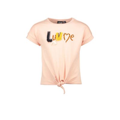 Like Flo T-shirt met printopdruk zachtroze Like Flo T-shirt met printopdruk zachtroze