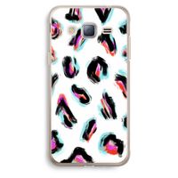 Cheetah color: Samsung Galaxy J3 (2016) Transparant Hoesje