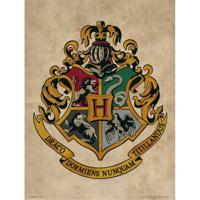 Kunstdruk Harry Potter Hogwarts Crest 30x40cm - thumbnail