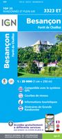 Wandelkaart - Topografische kaart 3323ET Besançon - Forêt de Chailluz | IGN - Institut Géographique National - thumbnail