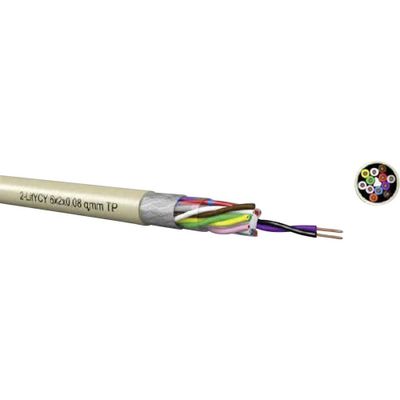 Kabeltronik 8.206008E8 Stuurstroomkabel 2-LifYCY TP 3 x 2 x 0.08 mm² Kiezel-grijs per meter Kabeltronik 8.206008E8 Stuurstroomkabel 2-LifYCY TP 3 x 2 x 0.08 mm² Kiezel-grijs per meter