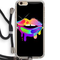Lip Palette: iPhone 6 PLUS / 6S PLUS Transparant Hoesje met koord